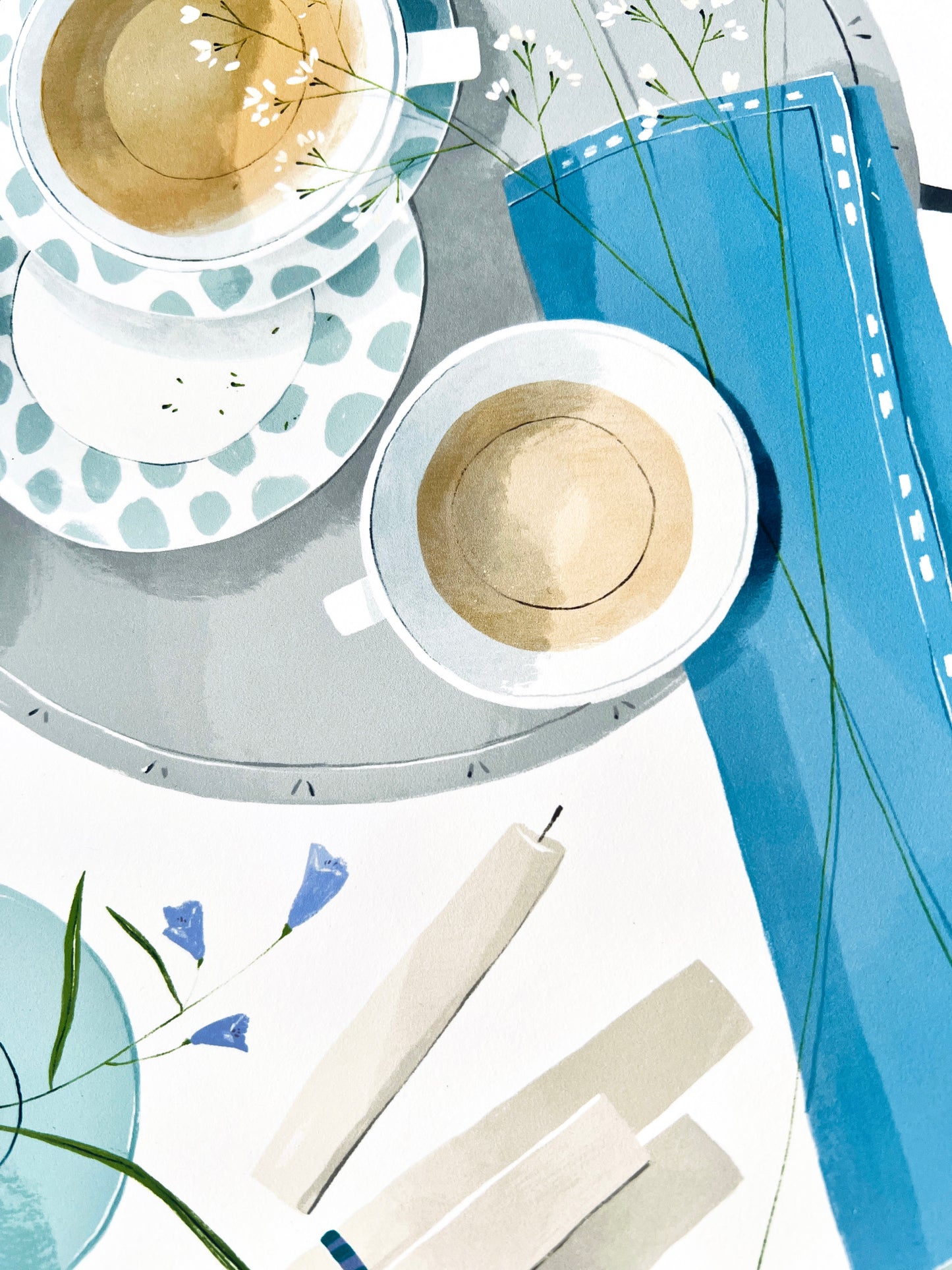 "Evening Lingerings" Art Print