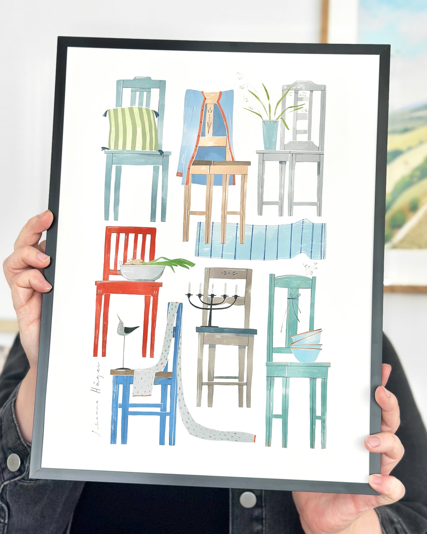 "September traces" Art Print