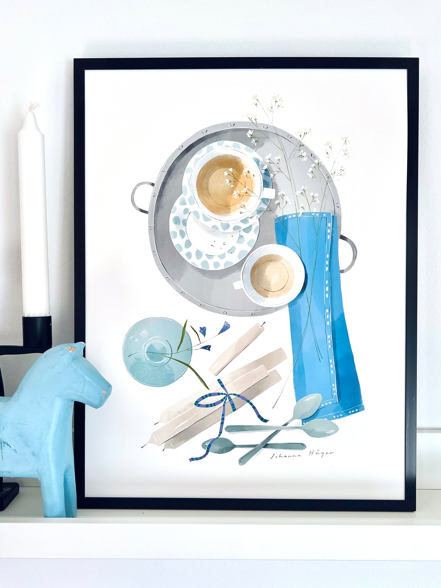 "Evening Lingerings" Art Print