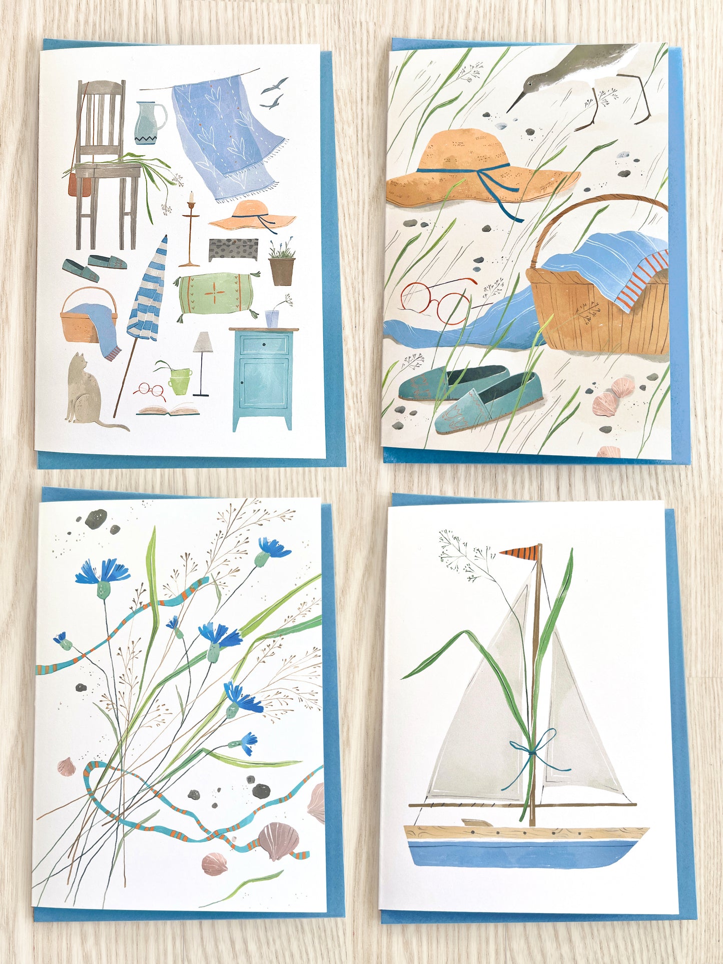 "Whispering Sands" card set