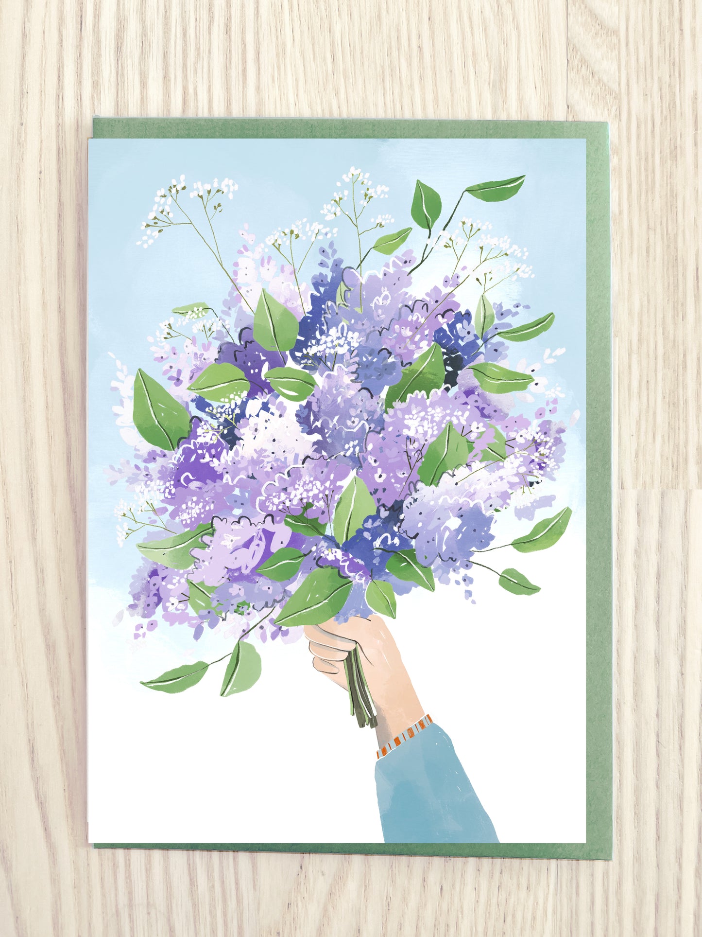 "Lilacs" card