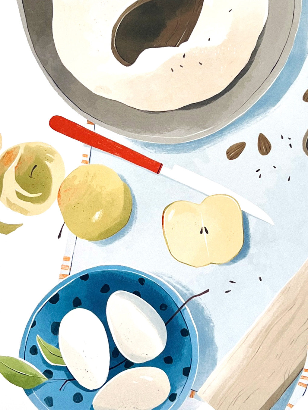 "Afternoon apples" Art Print