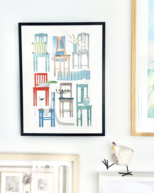 "September traces" Art Print
