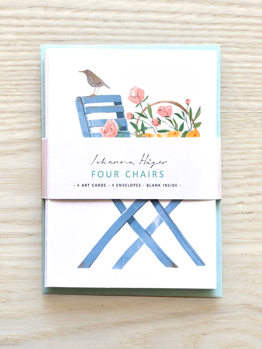 "Among chairs" card set