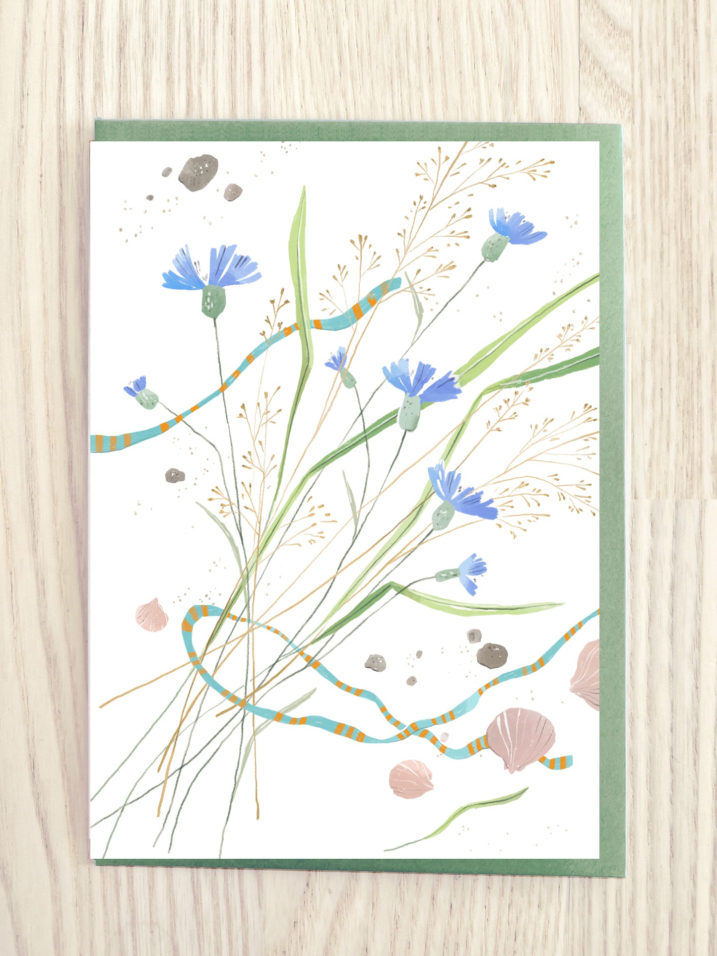 "Cornflower" card