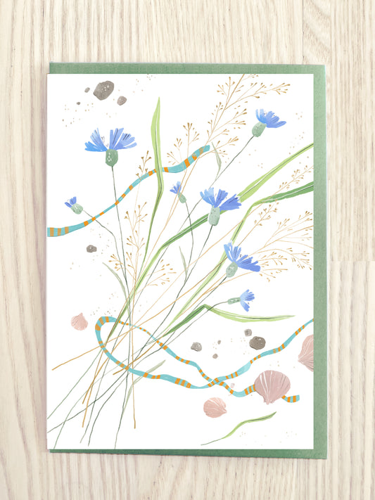 "Cornflower" card