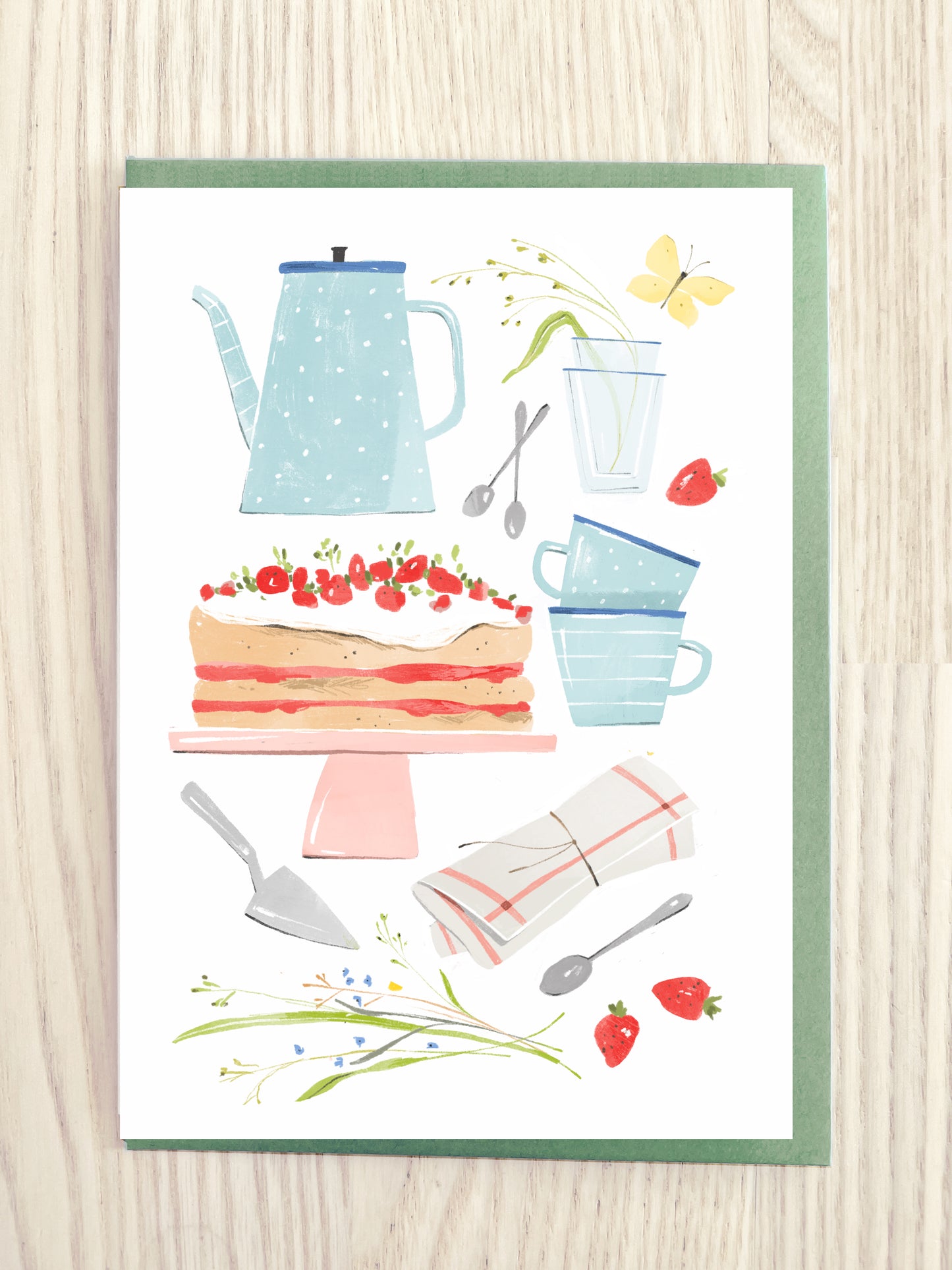 "Strawberries" card