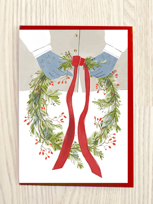 "Wreath" card